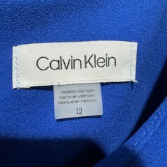 Royal Blue Calvin Klein Size 12 - Picture 3 of 5